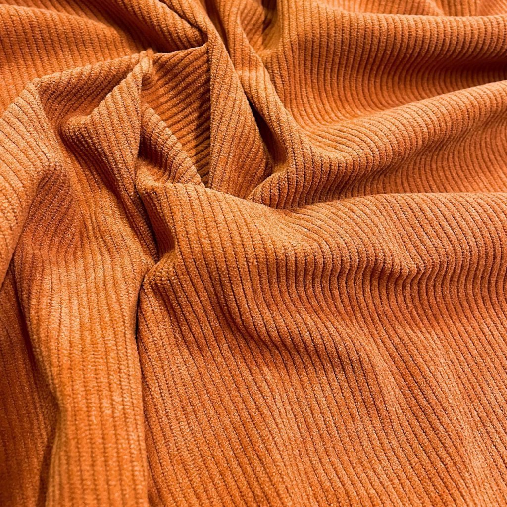 Вельвет терракотового оттенка Вельвет терракотового оттенка